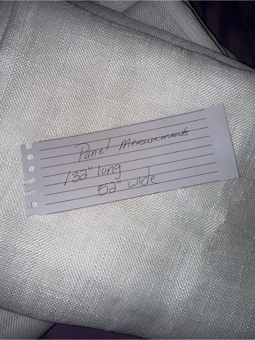 White Linen Curtain Panels